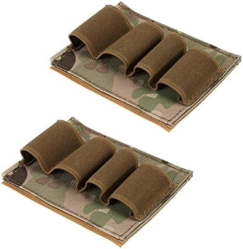 Military Tactical Elastic Battery Holder for Flashlights and Pens - 2 Pack