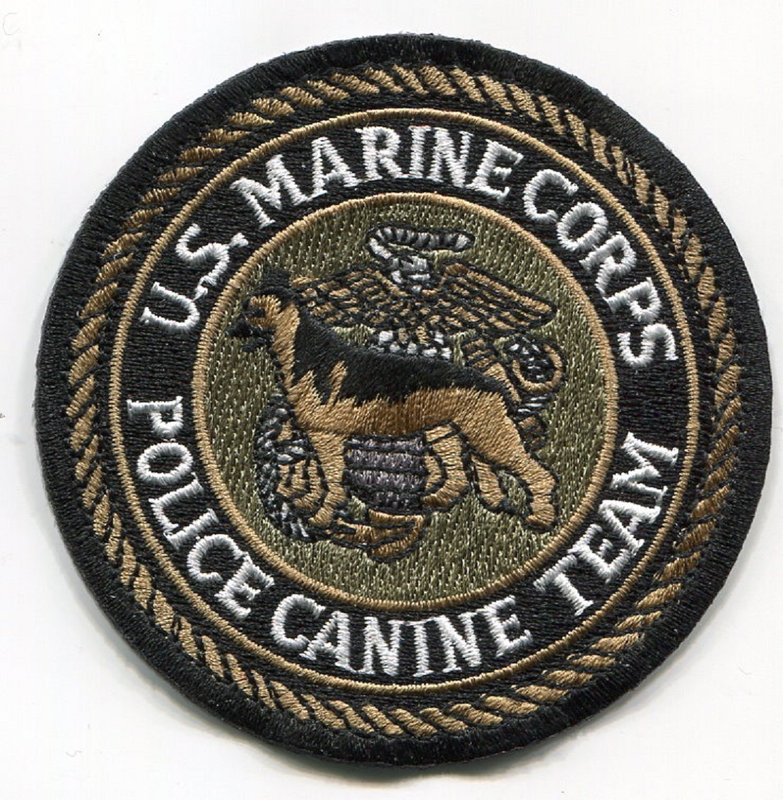ISAF KANDAHAR USMC TALIBAN WHACKER JTF vêlkrö INSIGNIA: POLICE CANINE K-9 TEAM