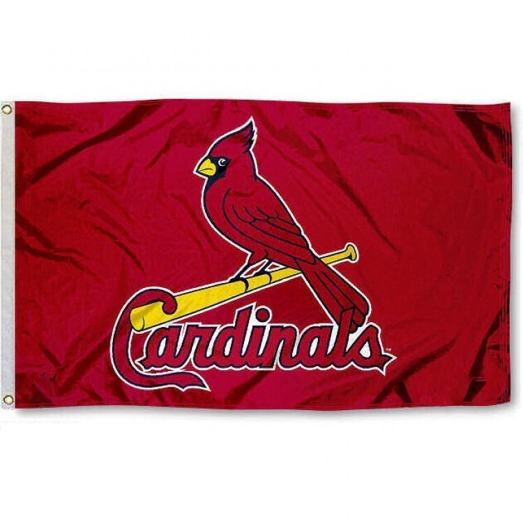 ST LOUIS CARDINALS 3'X5' FLAG/BANNER *100% FULL COLOR ON BOTH SIDES OF THE FLAG*