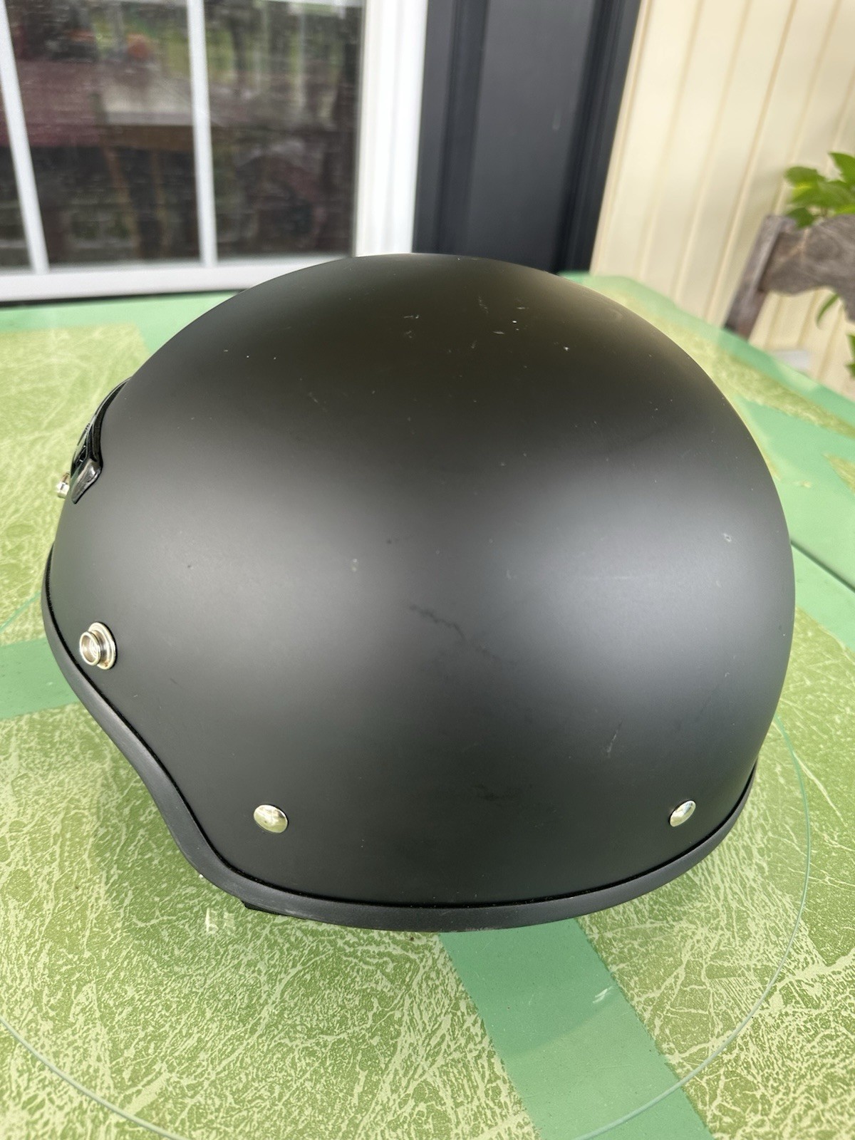 Core Cruiser-X Half Helmet (Black Medium) DOT Certified