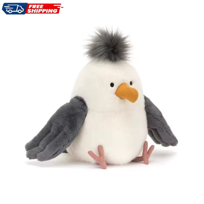 ✅Chip Seagull Fun Soft Plush Toy Stuffed Ocean Sea Bird Cute Gift NWT for Kids✅
