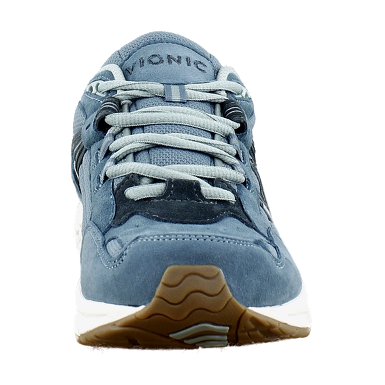 Vionic W 23Walk 2.0 Women's Athletic Bodega Blue Suede Leather Size 6 W