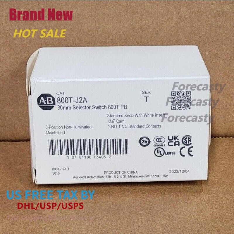 Allen Bradley 800T-J2A 800TJ2A New Sealed Free Shipping  AB