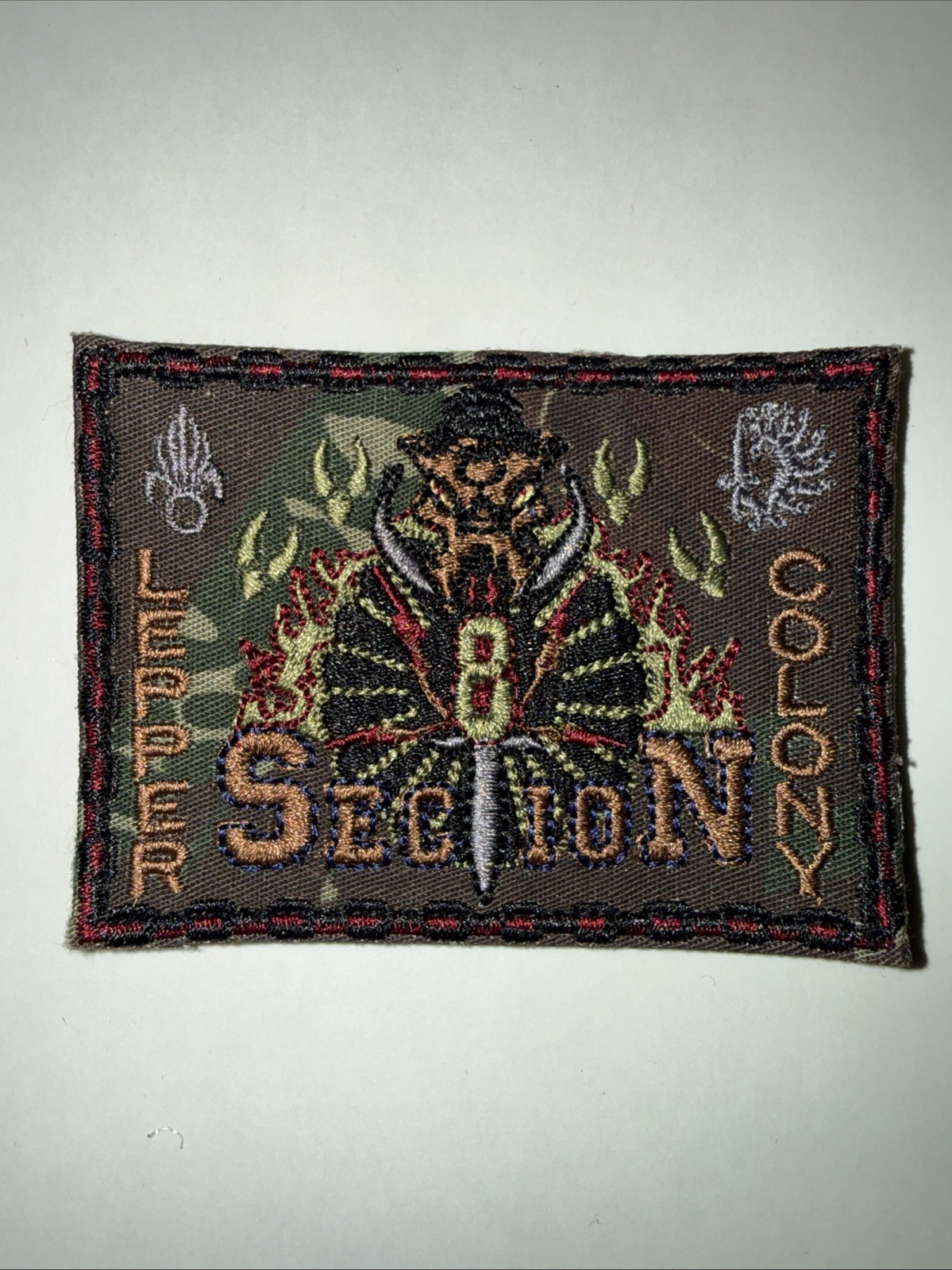 French Foreign Legion LEPPER COLONY 8 Section Commando Afgan War Patch