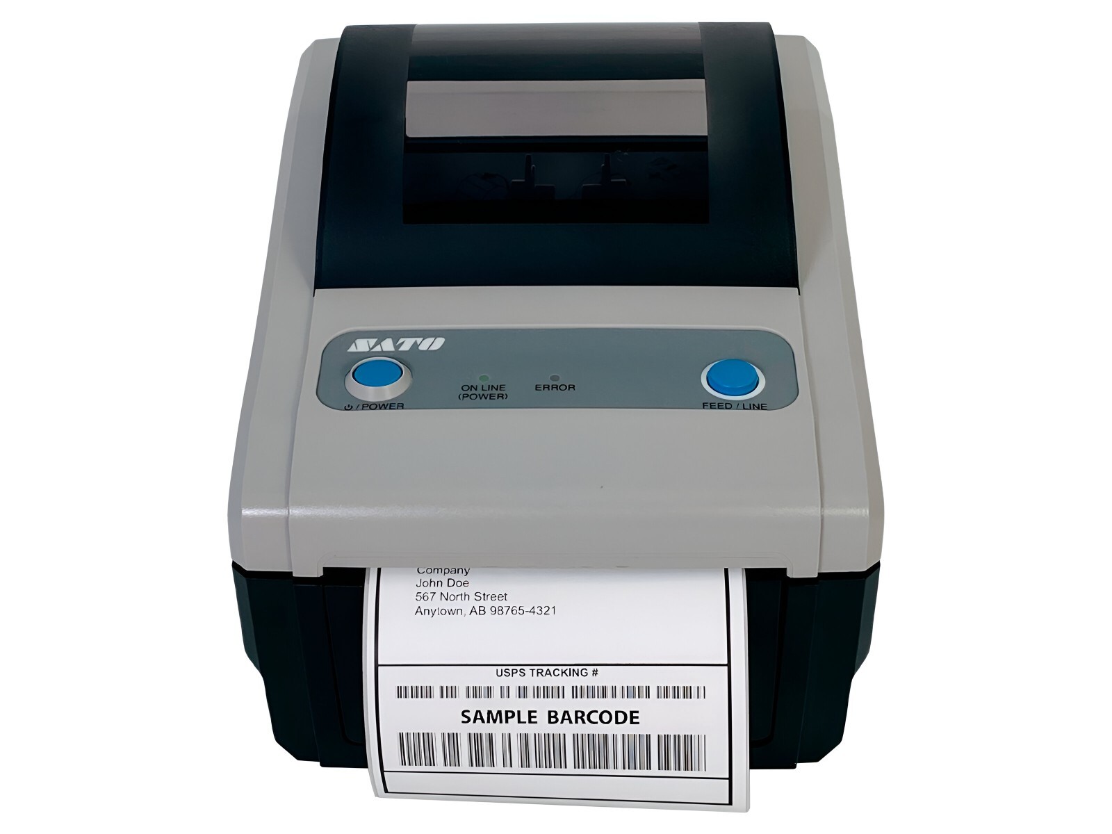 SATO CG412DT-LAN Direct Thermal POS Receipt Tag Printer USB Ethernet BUNDLE