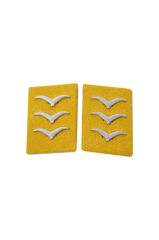 WWII German Luftwaffe Flight Fallschirmjäger Obergefreiter Collar Tabs