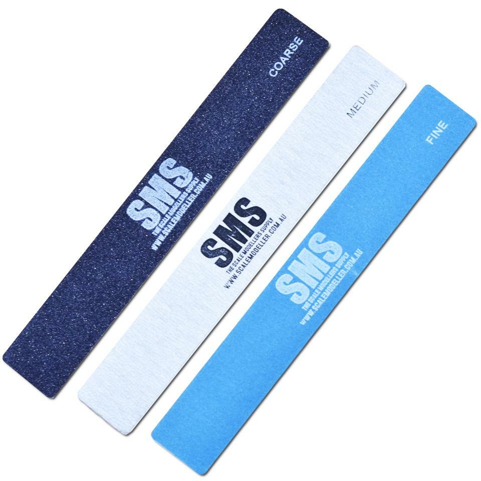 The Scale Modellers Supply Sanding Sticks (3pcs) #MIXED