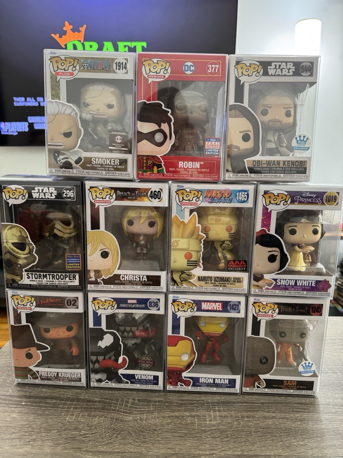 Funko Pop Vinyl Collectible Figures Mixed Lot 11 Mixed Theme