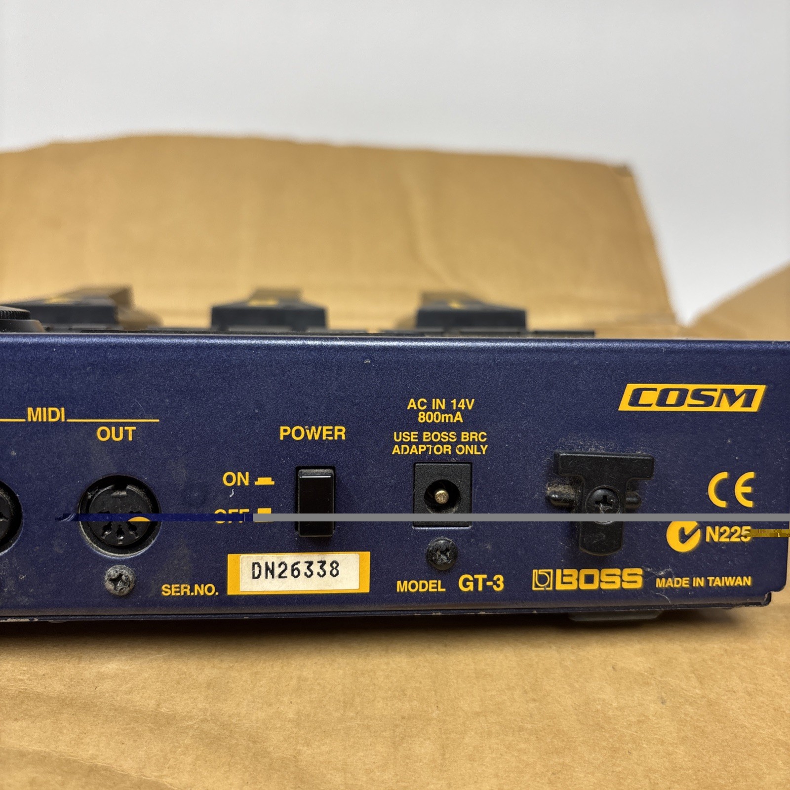 Boss GT-3 Multi-Effects Guitar Effects Processor Works 100V No Power Cord