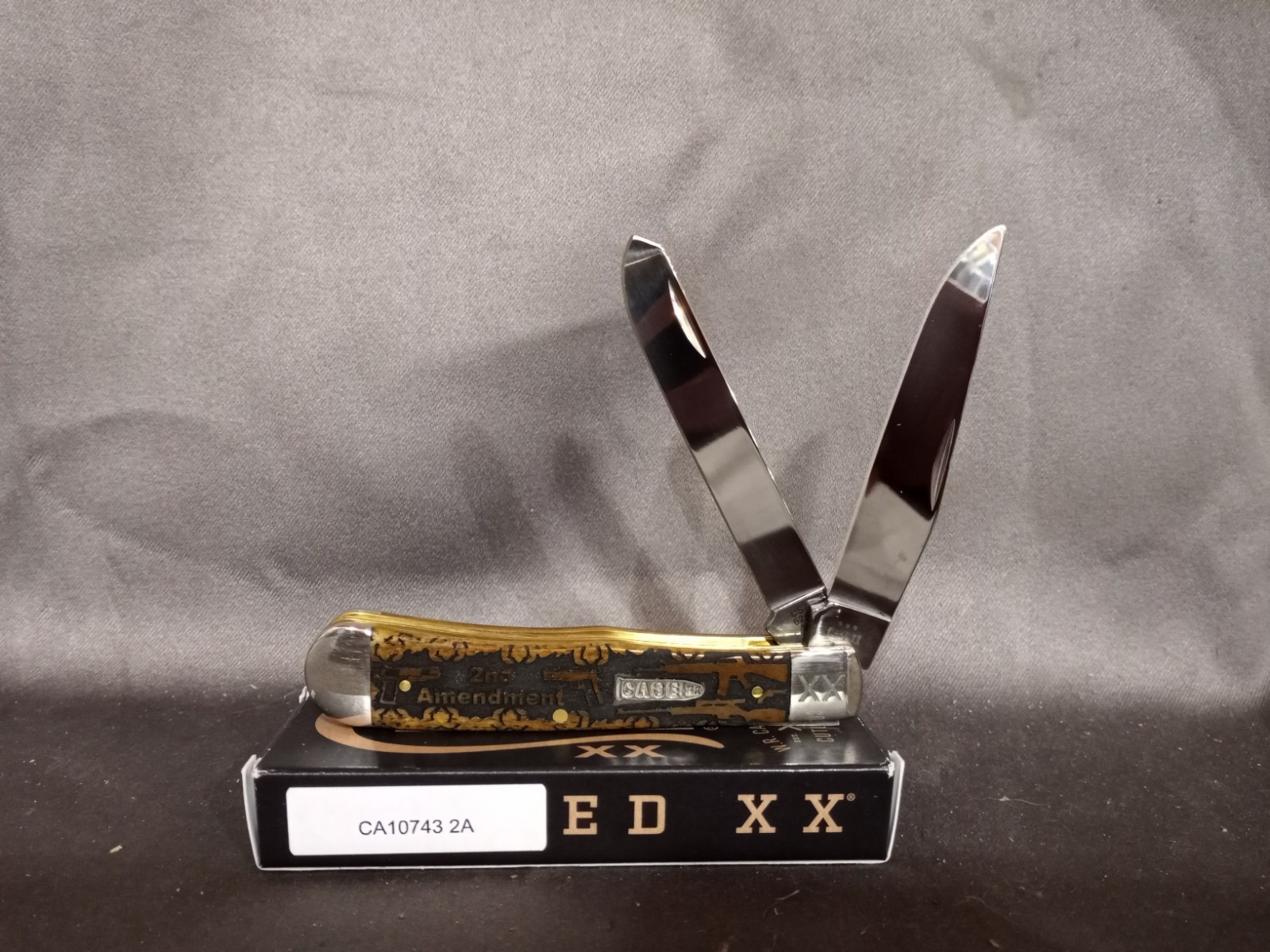 Case XX  2nd Amendment Antique Bone Trapper (6254 SS) 1 of 500 CA10743  NEW