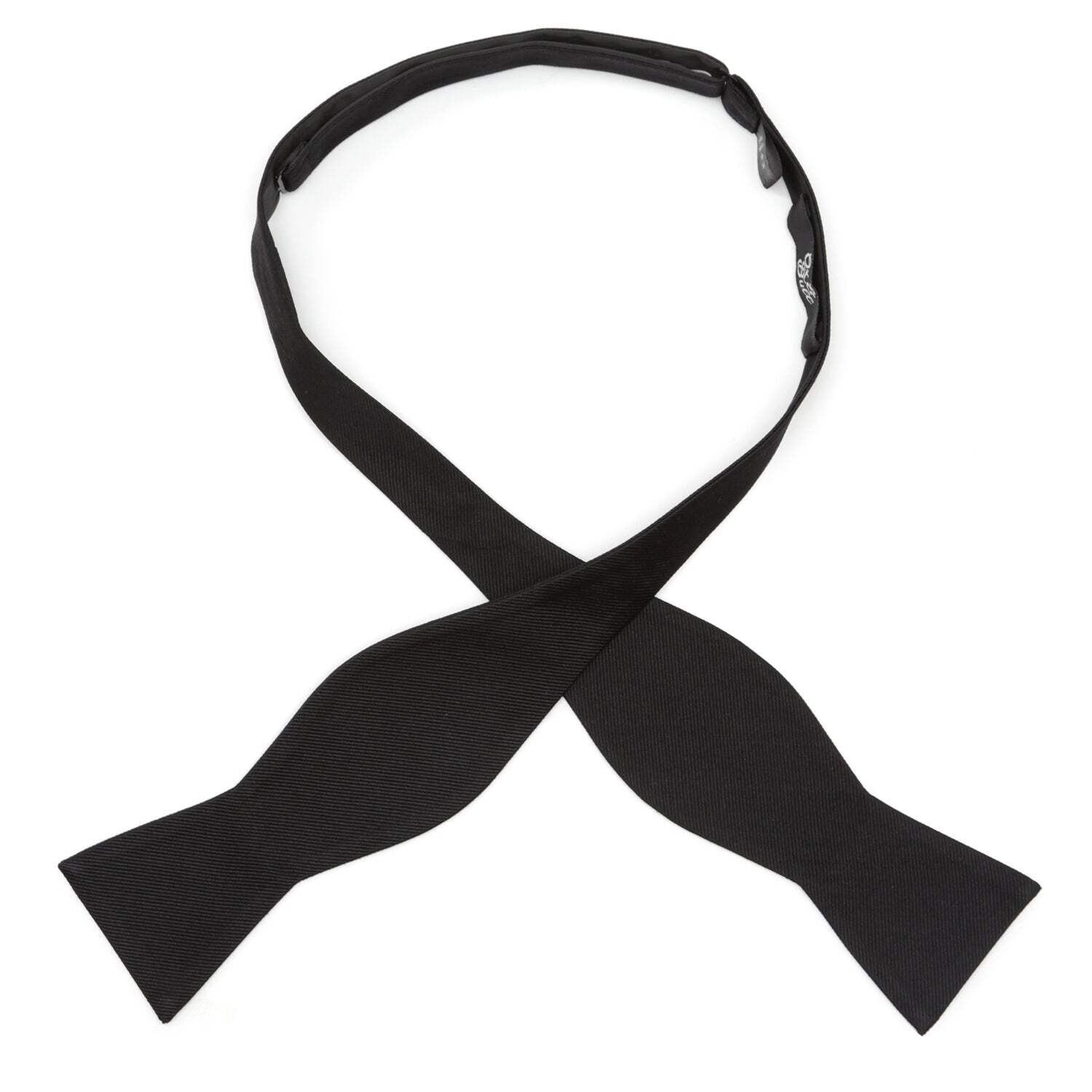 Black Self Tie Bow Tie