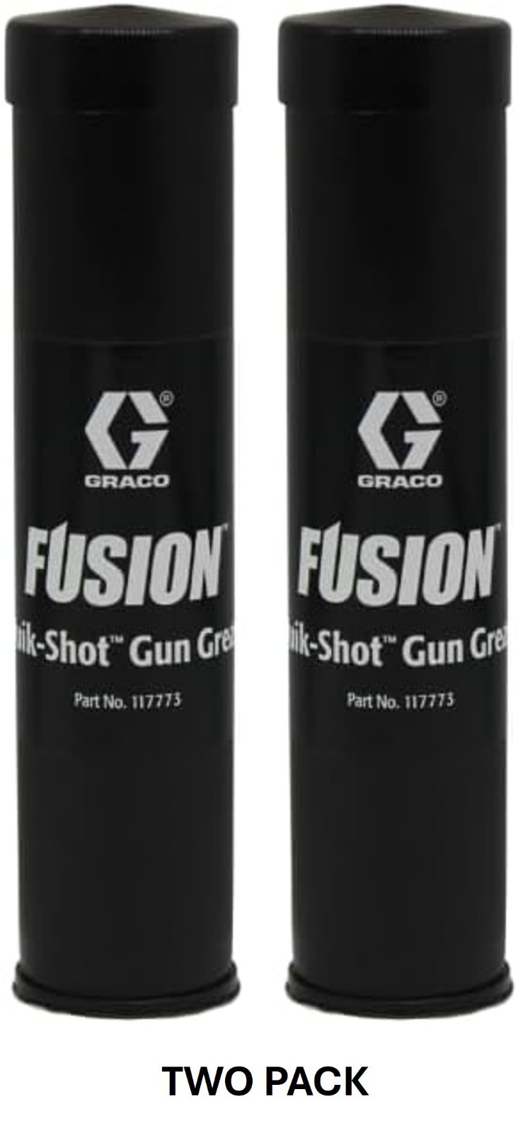 Fusion Quick-Shot Gun Grease Cartridge  (117773) "TWO PACK"