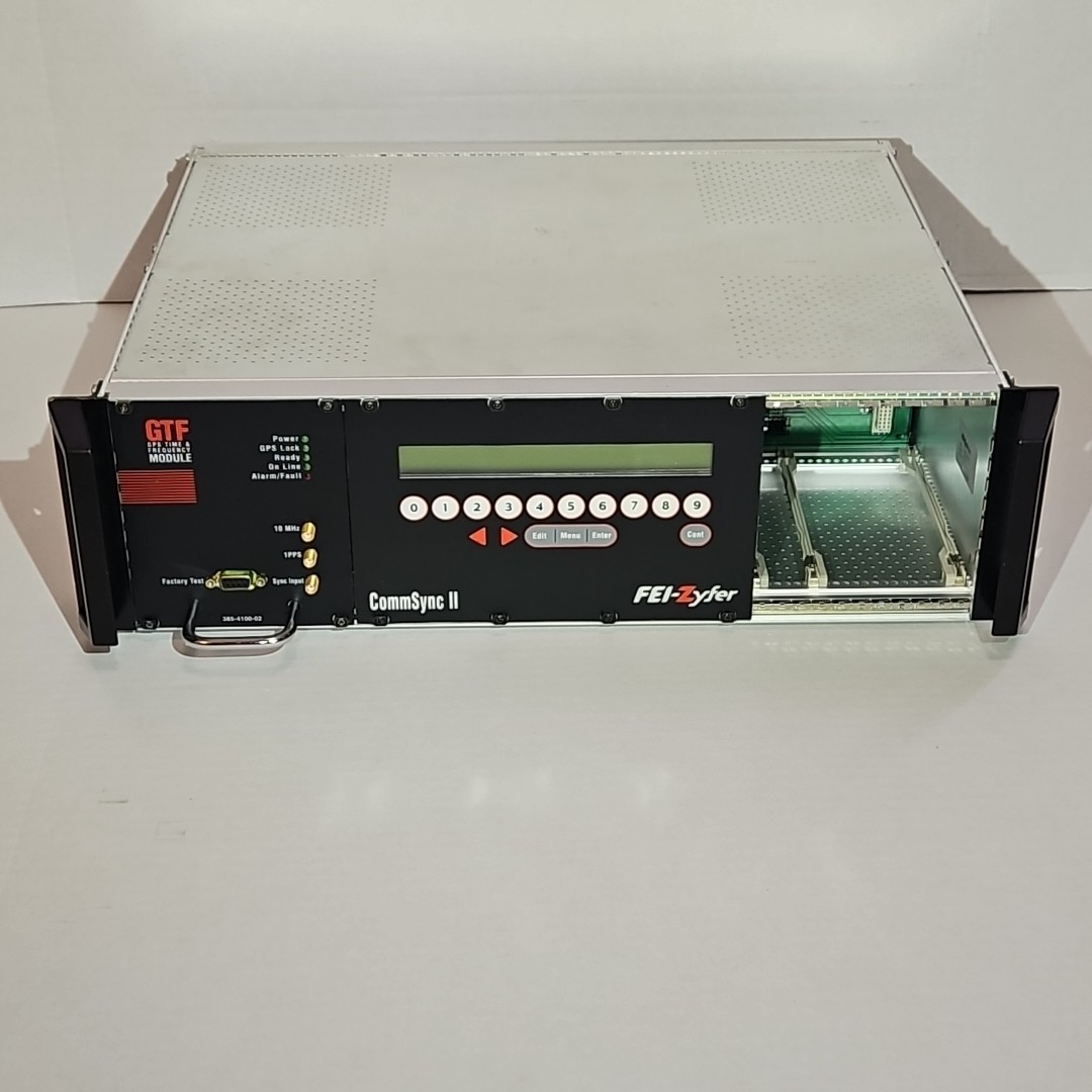 FEI-Zyfer GTF CommSync II 385010159 GPS Time Frequency Standard Modules Manuals