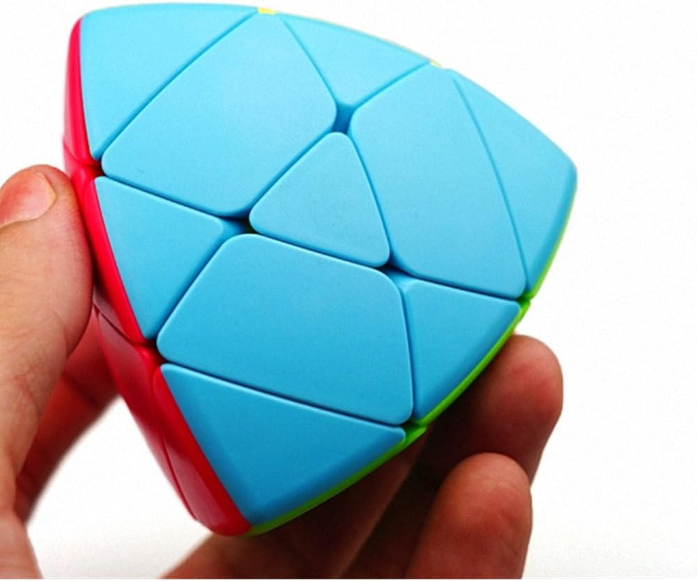Mastermorphix Stickerless 3X3 Magic Cube Mastermorphix Master Pyramorphix Puzzle