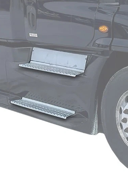 Fairing Steps 37.5" Aluminum Pair set FL Cascadia 08-17 left side upper & bottom