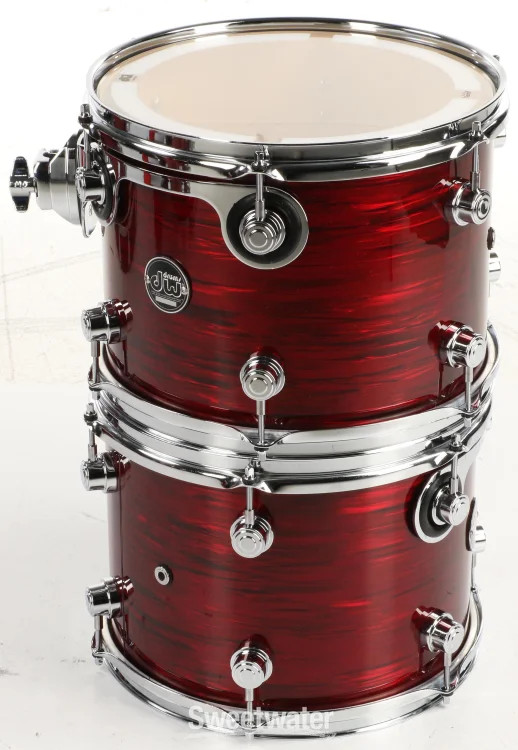 DW Performance Series 3-piece Shell Pack with 22-inch Bass Drum - Antique Ruby