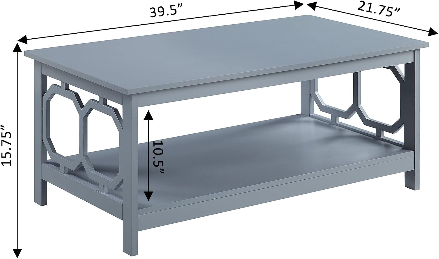 Omega Coffee Table, Gray