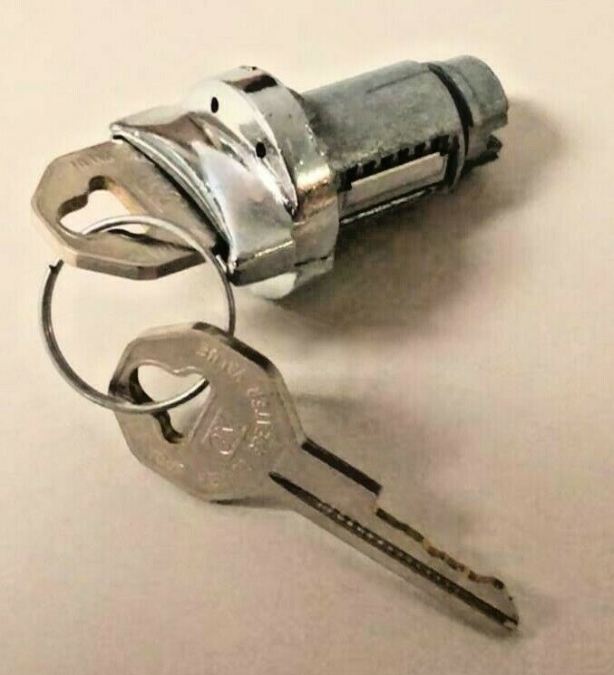 NEW 1961-1964 Buick Special & Skylark Chrome Ignition lock with GM keys