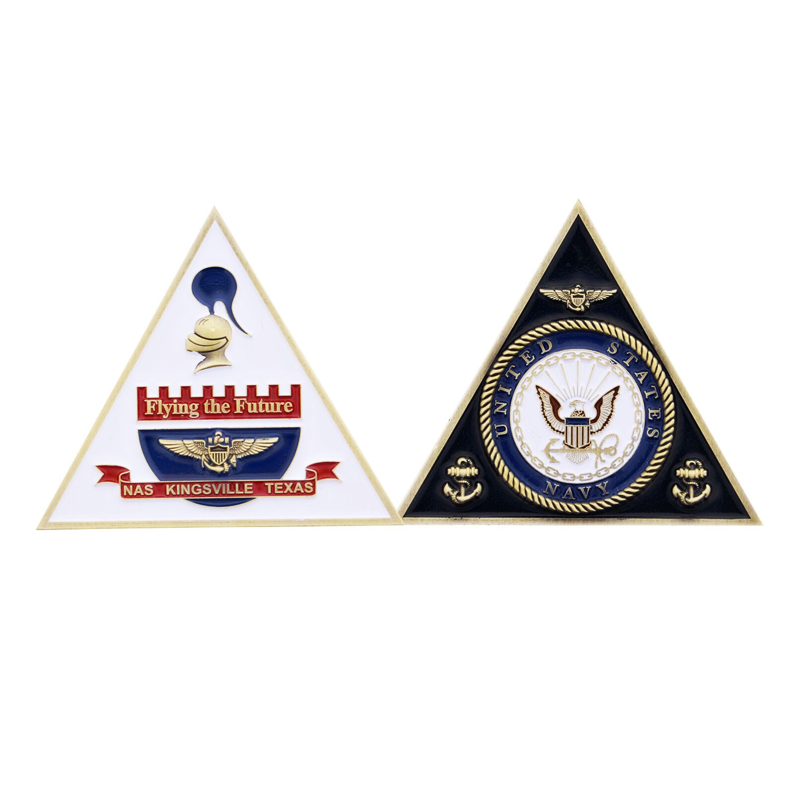 NAVY NAS KINGSVILLE TX FLYING FUTURE TRIANGLE COIN