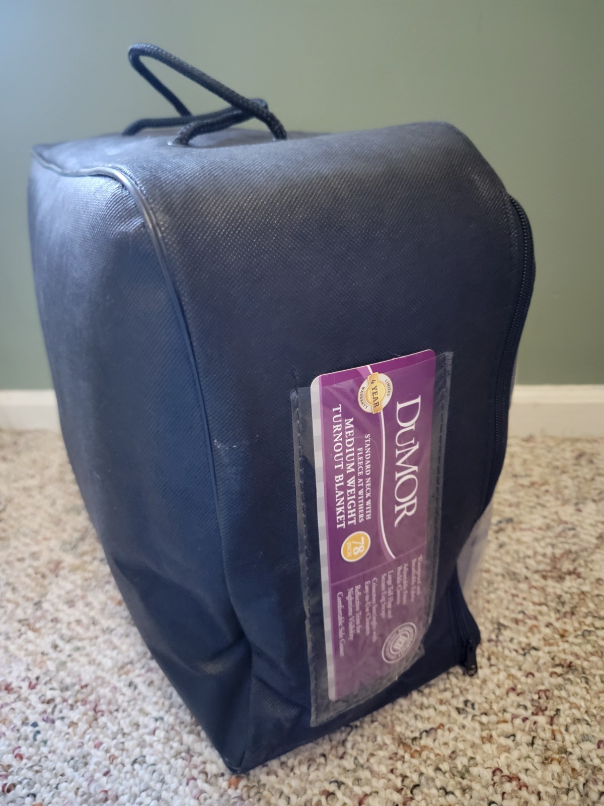 Dumor Medium Weight Turnout Blanket 78 Inch