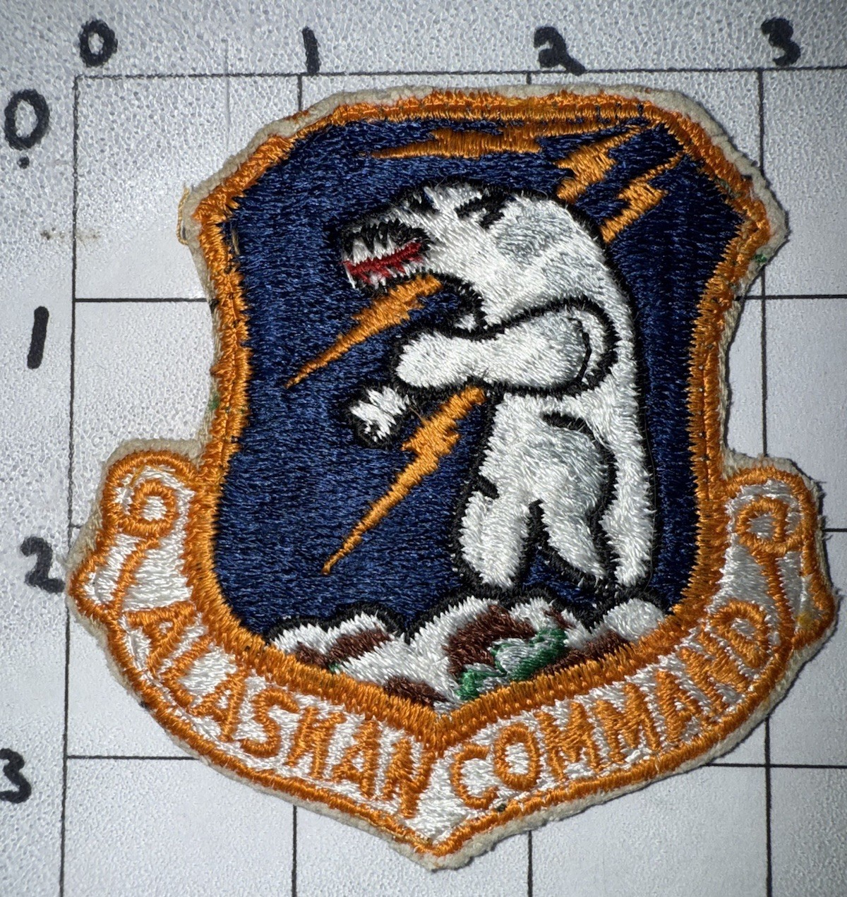 Vietnam War - 1970s USAF Alaskan Command Patch (10)