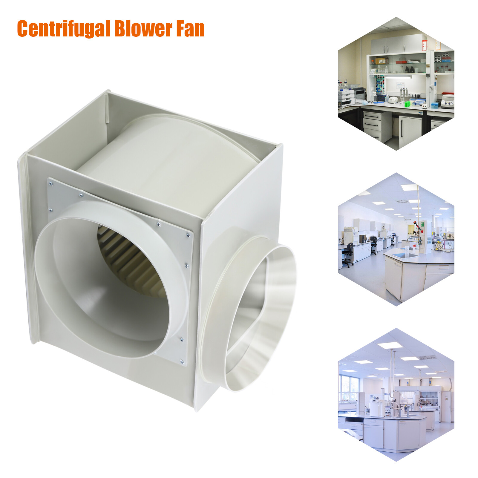 For Anticorrosion Laboratory Fume Hood PP250 Centrifugal Blower Fan 300W 110V