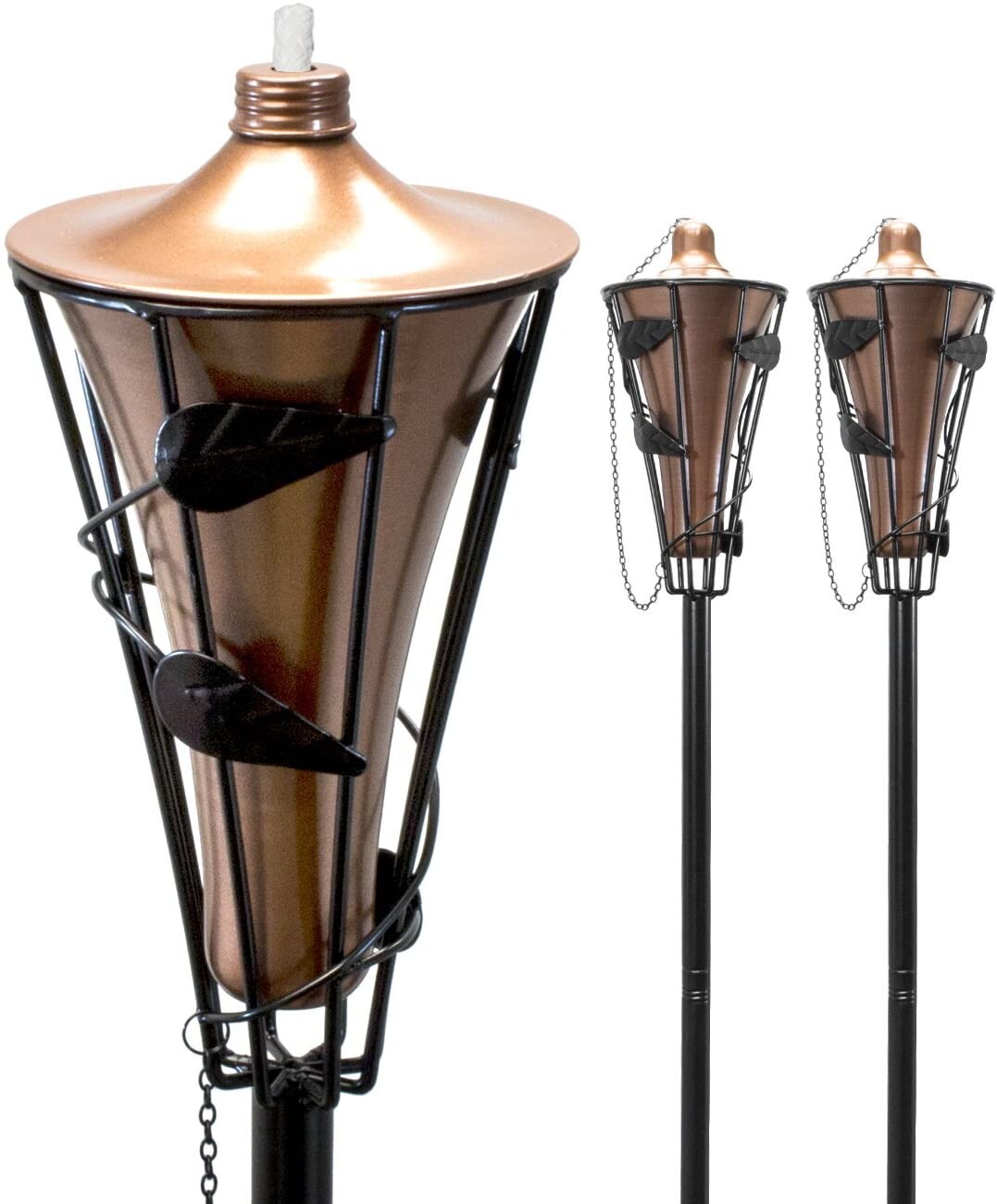 Sorbus Matney refillable metal torches (4 Pack)