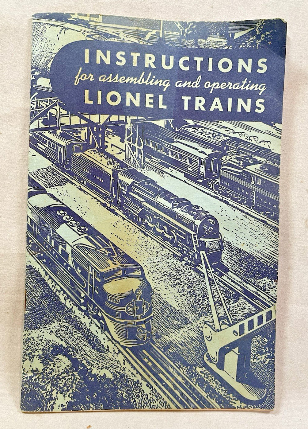 1949 LIONEL TRAINS, INBTRUCTIONS FOR ASSEMBLING AND OPERATING, 56p, PB