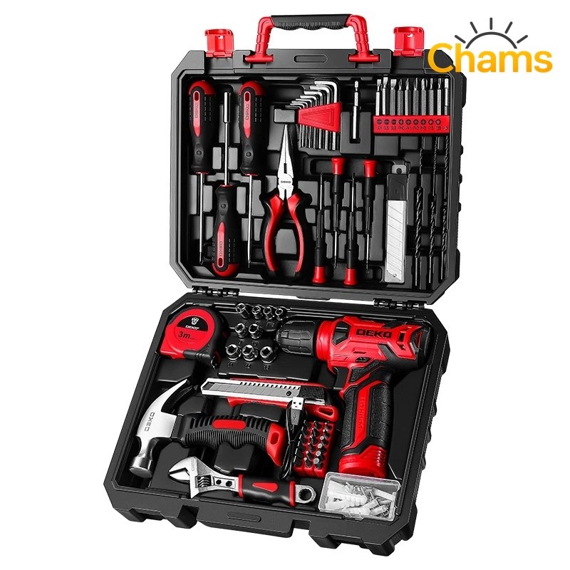 126-Piece Tool Set with 8V Cordless Drill