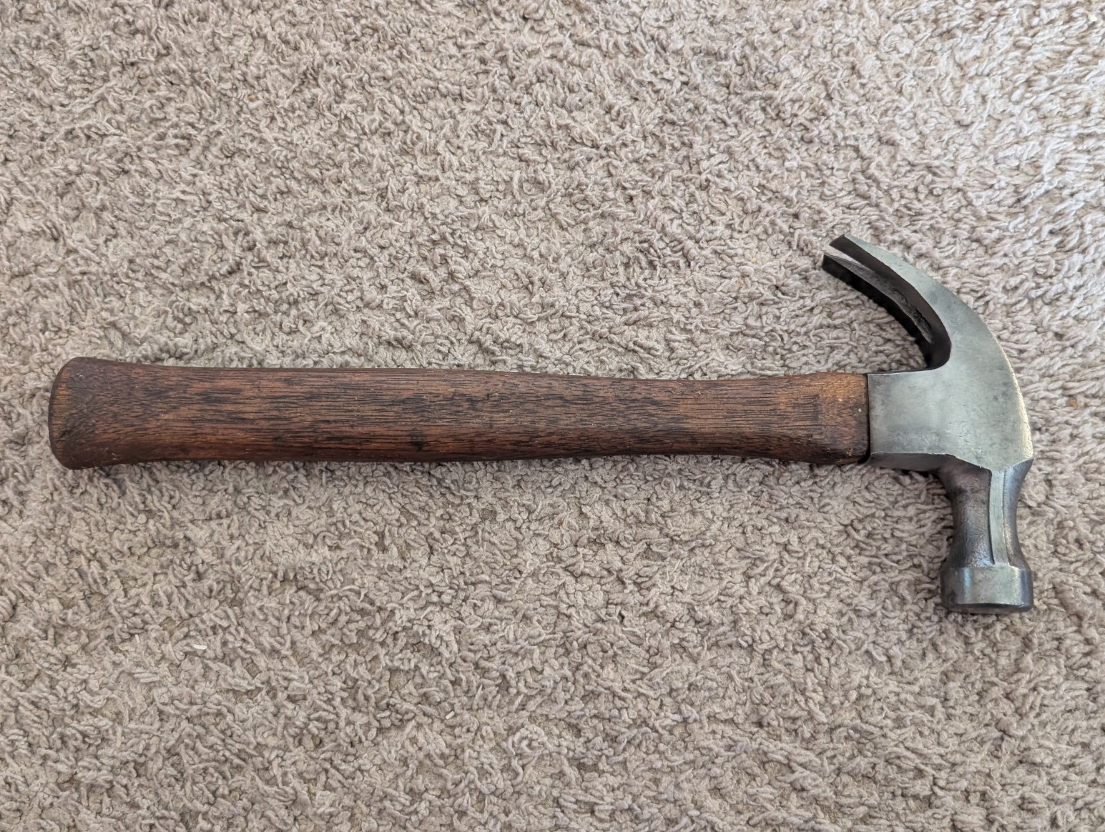 Vintage Stanley 101 20-OZ Wood Handle Claw Hammer