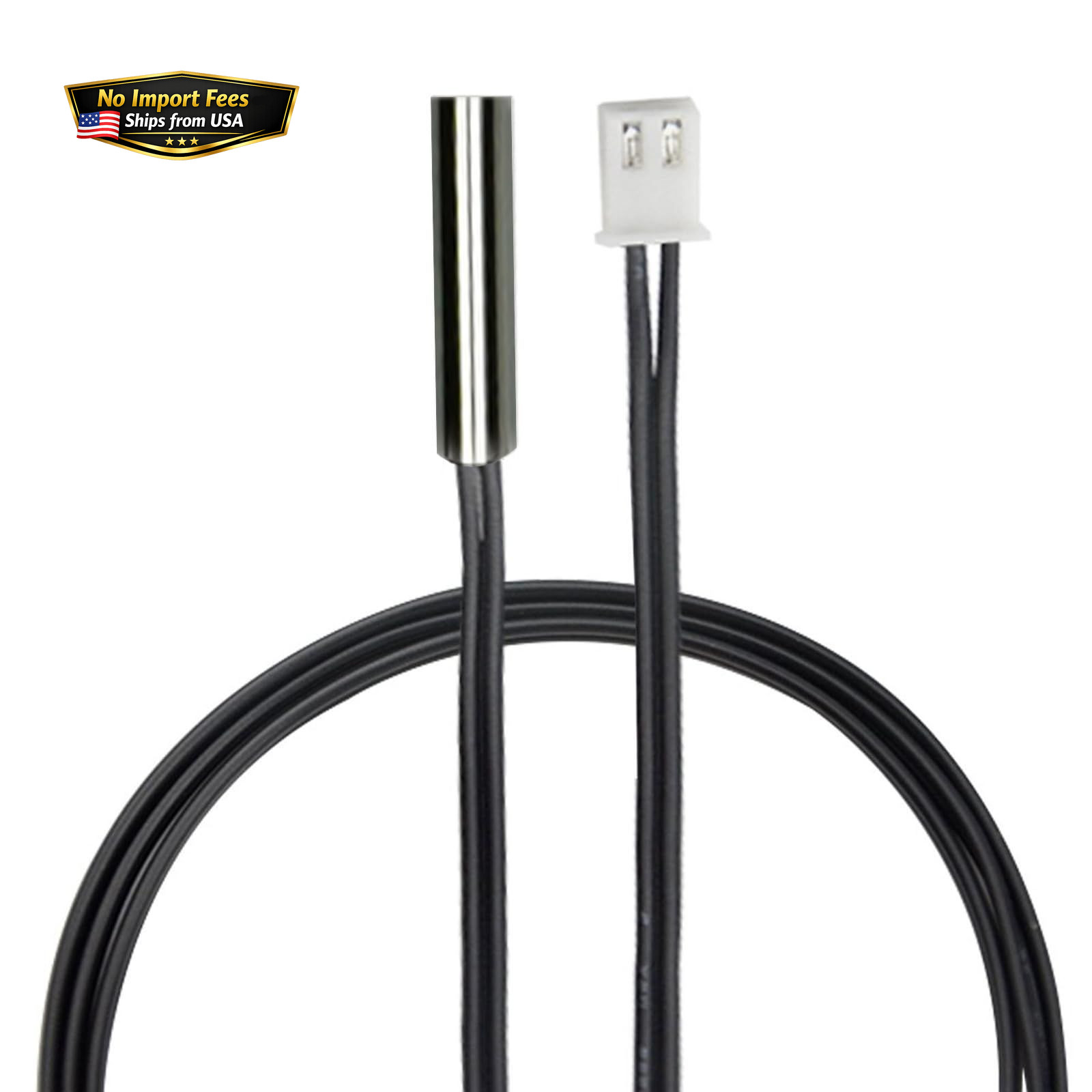 10K Temperature Sensor Probe, 3pcs 1 Meter Waterproof Temp Probe,...
