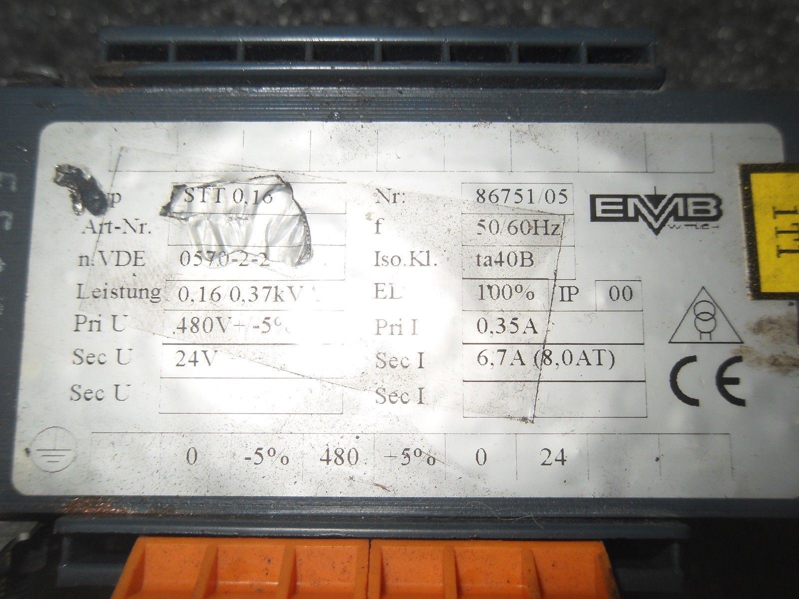 1 EBM STT 0.16 TRANSFORMER