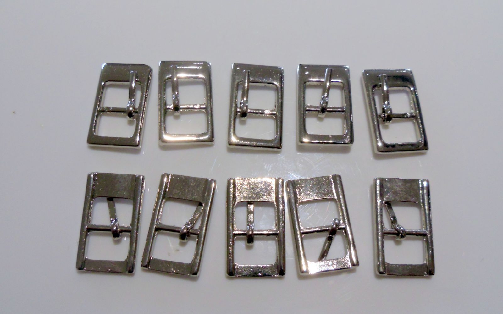 Shoe Repair Buckles Chrome Finish for Shoes Bags Watch fits 9 mm straps B14