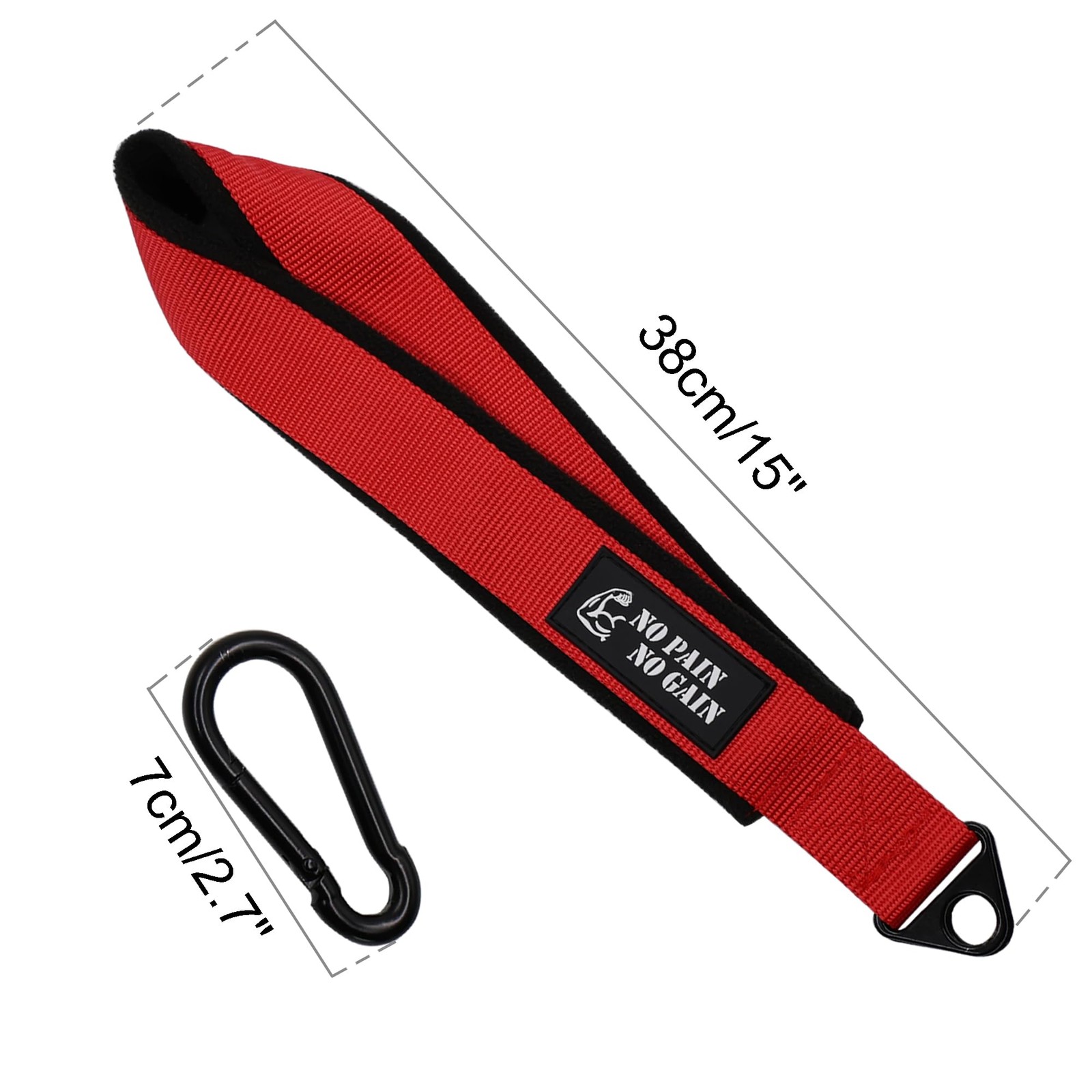 Arm Wrestling Training Strap Belt Hand Grip Arm Finger Forearm Exerciser Stre...