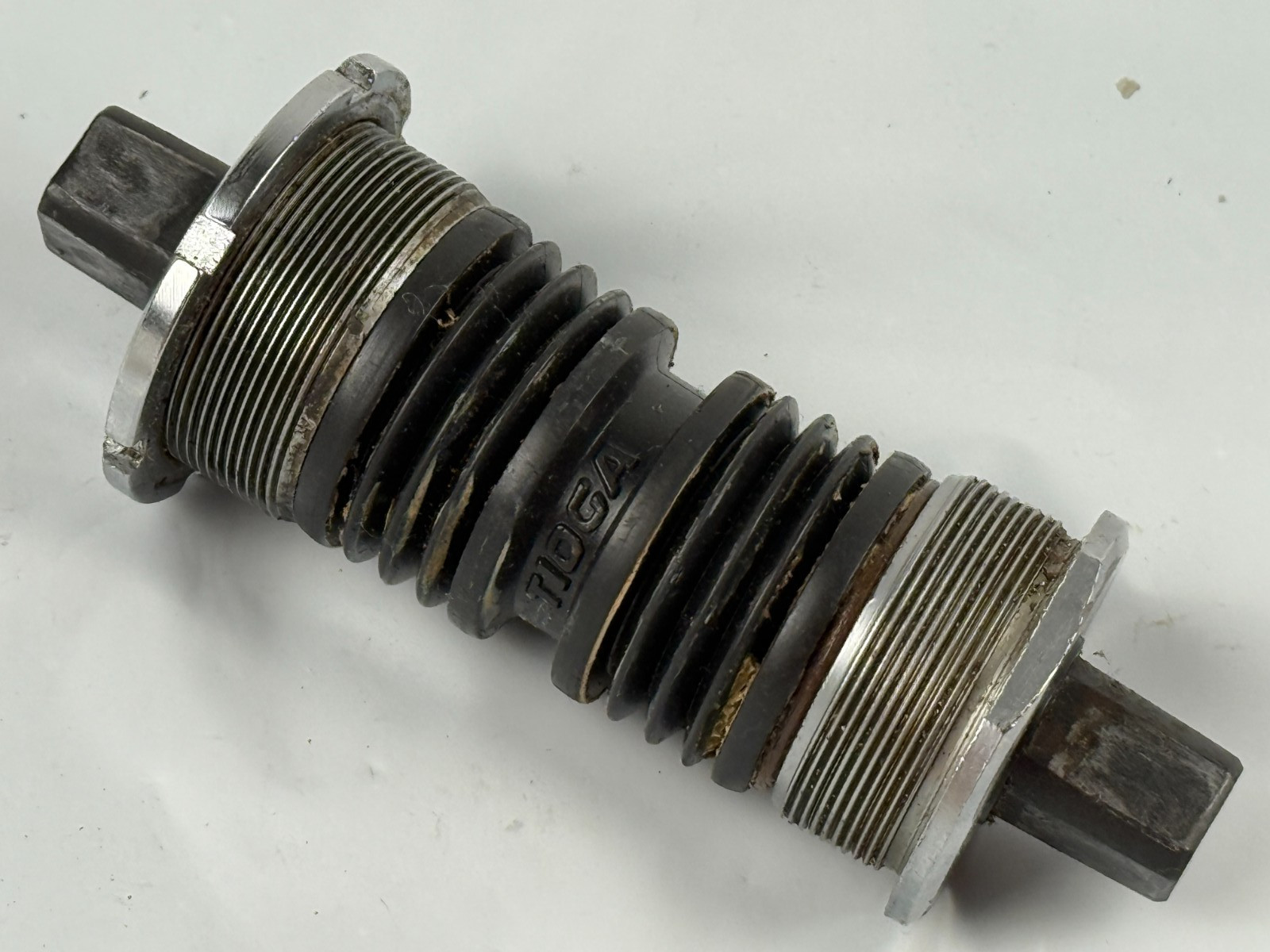Vintage Shimano Tange Tioga 117mm Bottom Bracket 1.37x24t Square Taper