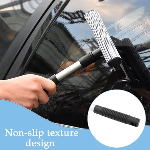 2 Pack Squeegee for Car Window Cleaning and Windshield Washing Standard Window