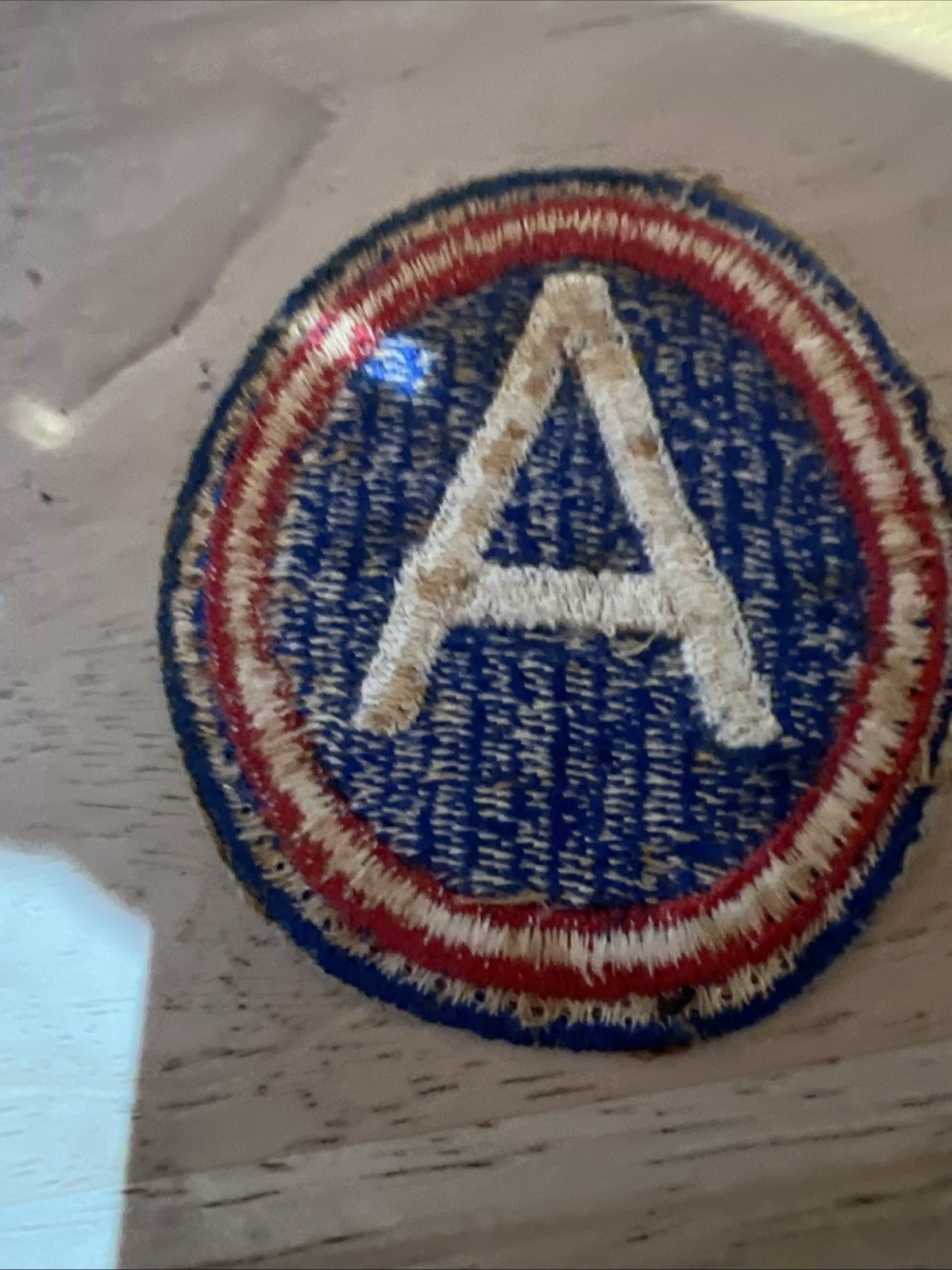 Original WW2 Era US 3rd Army Uniform Sleeve Shoulder Patch Uniform