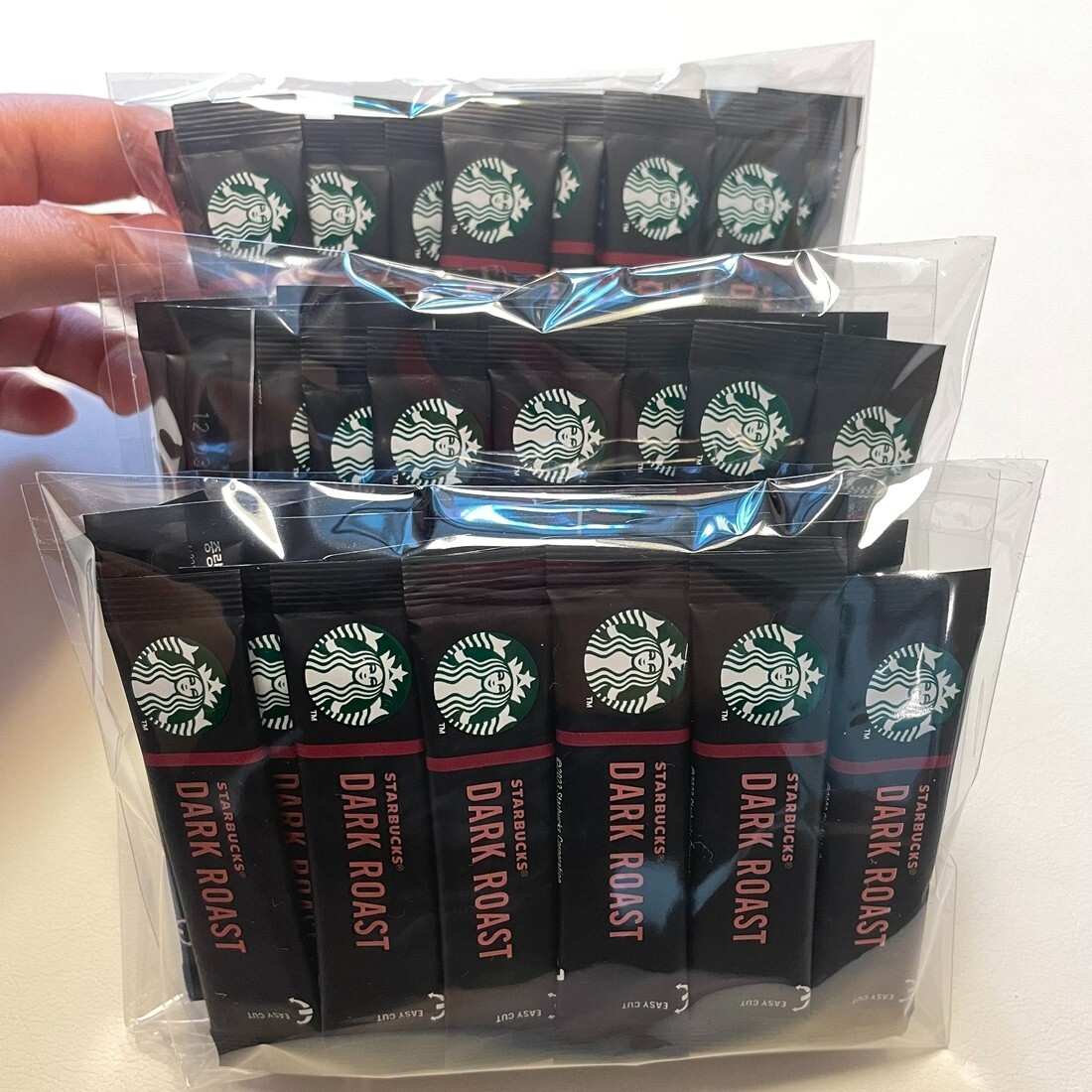 Fine Powder Starbucks Premium Instant Coffee 70 Count Packet Dark Roast Arabica