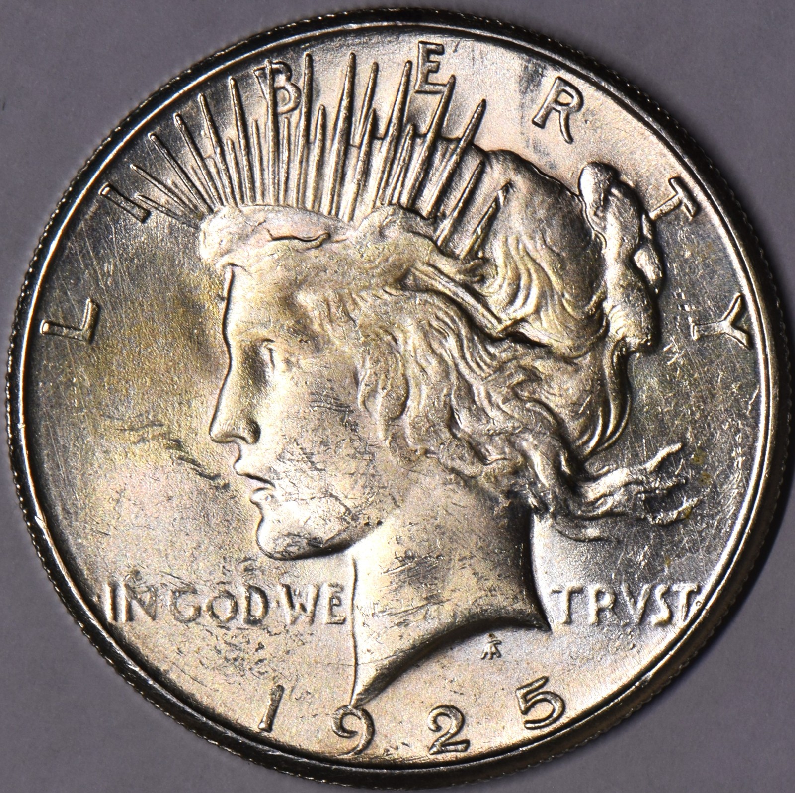1925-S Peace Dollar BU