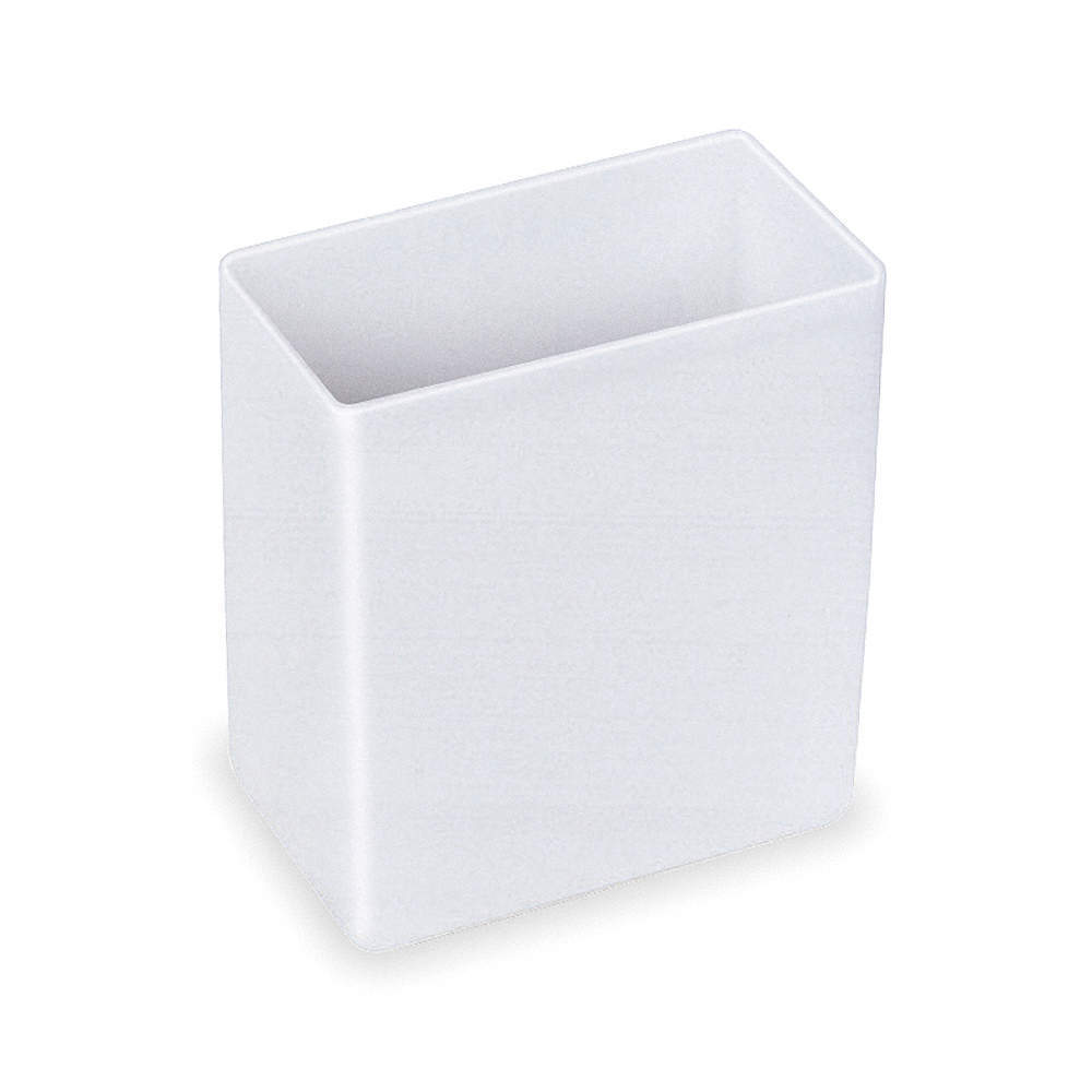 AKRO-MILS 30101 Bin Cups,Clear,Polymer,3 in 4TJ75