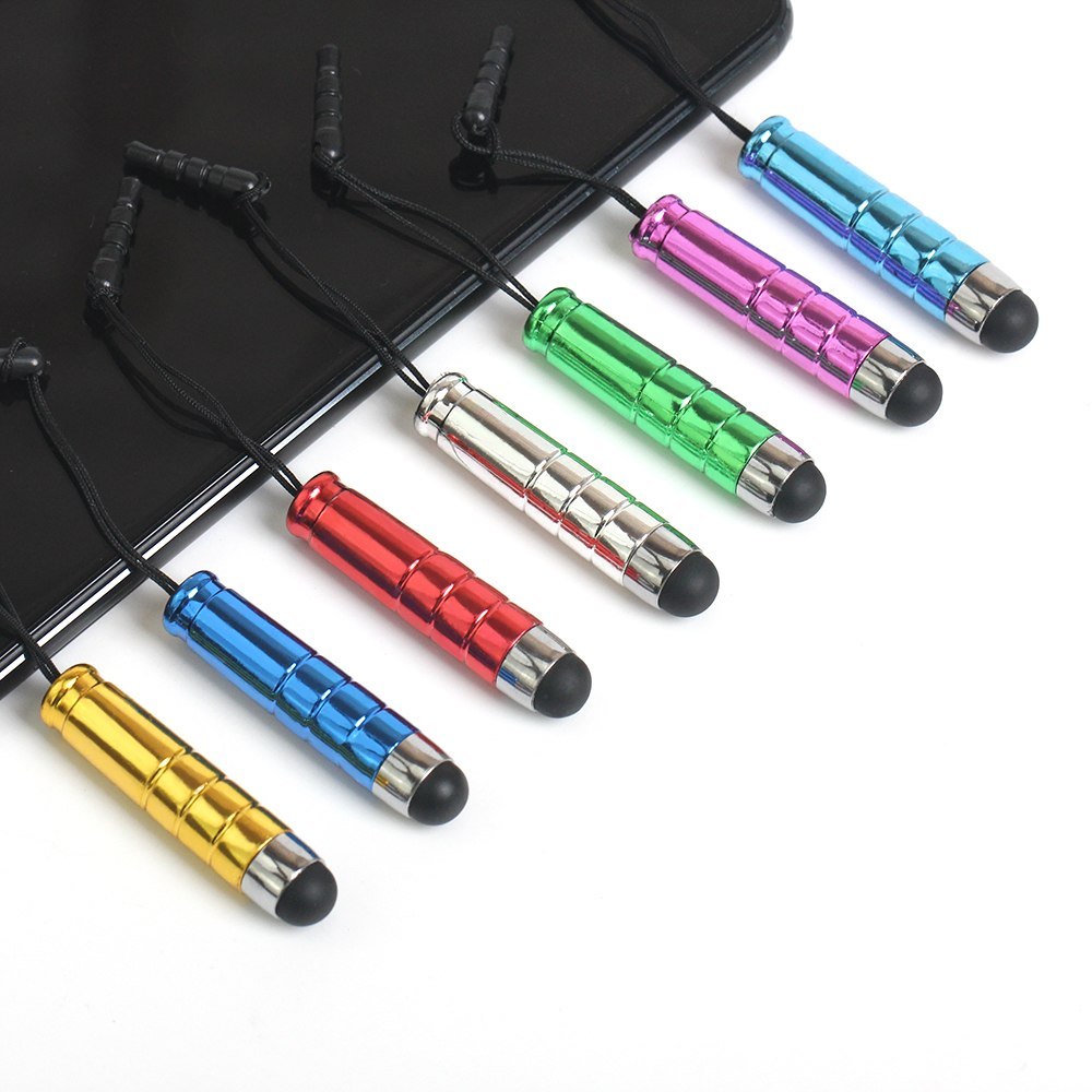 BULLET SHORT STYLUS TOUCH PENS 3.5MM dust plug FOR apple iPhone X 8 7 PLUS 6 5 4