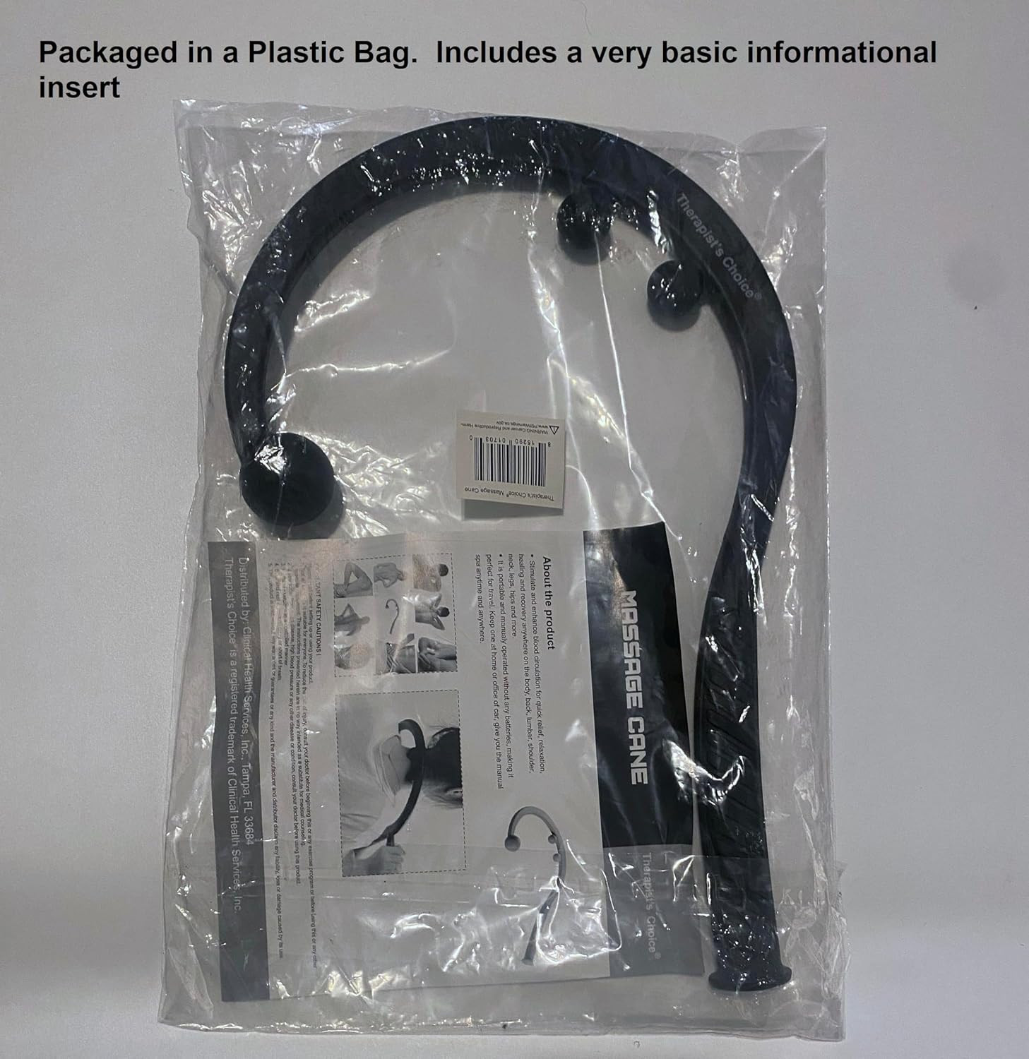 ® Travel Size Pressure Point Hook Cane, Back and Neck Massager for Trigger Point