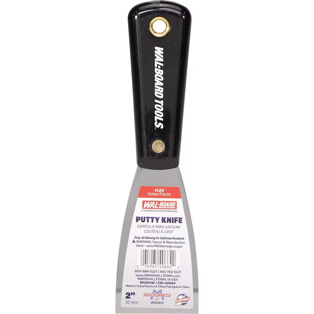 WAL-BOARD TOOLS 2-in Steel Reusable Putty Knife