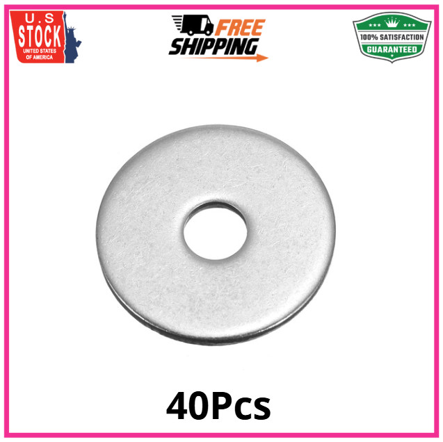 1/4 x 1 Stainless Fender Washer,18-8 (304) Stainless Steel Flat Washer,1/4 ID