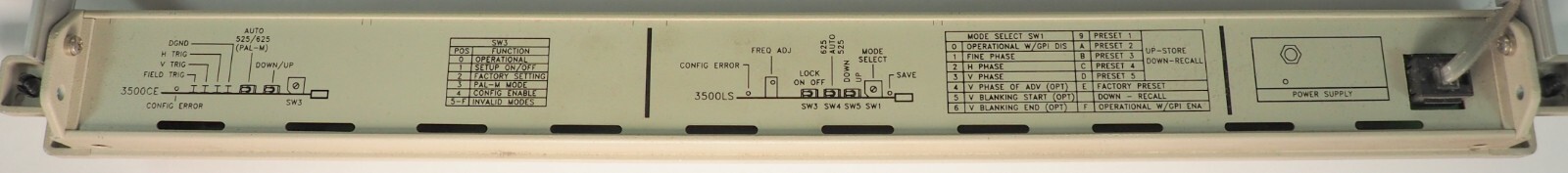 Leitch C ES-3501 Composite Encoding Synchronizer with Mods