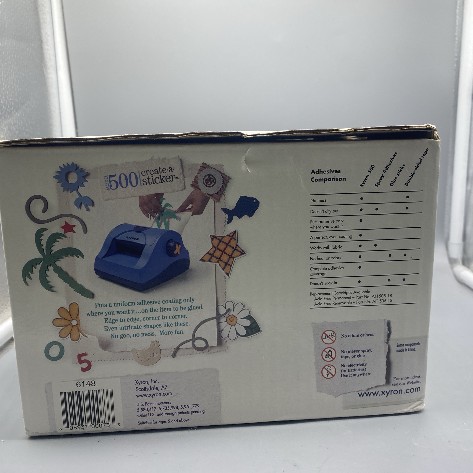 Xyron Model 500 Create a Sticker 5" Sticker Maker Machine Gentily Used
