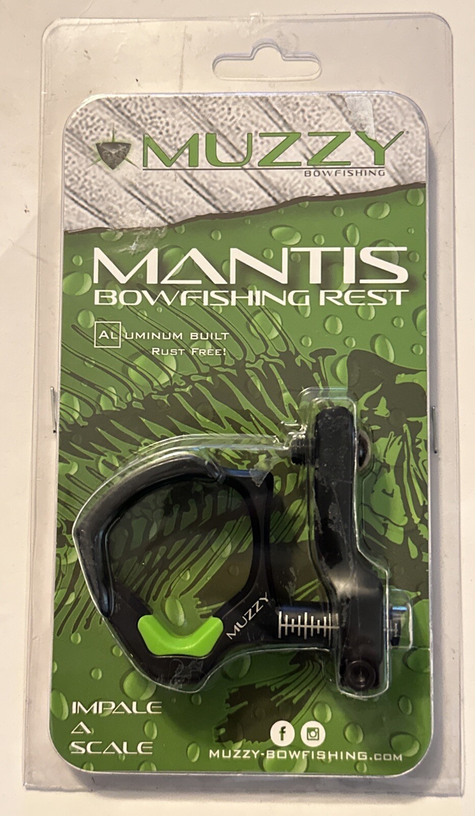 Muzzy Mantis II Bowfishing Rest Right / Left Hand Model 1099 NIP
