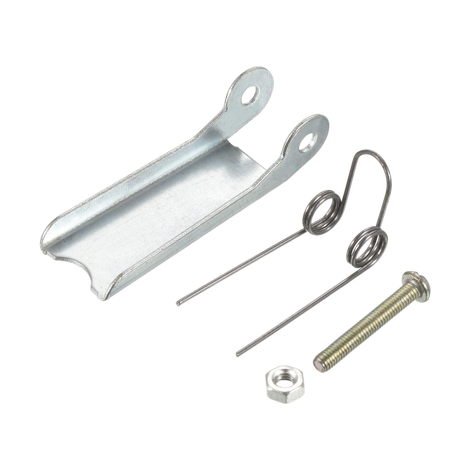 2pcs 1.7" Replacement Hooks Latch Metal Receiver Hitch for Trailer Silver