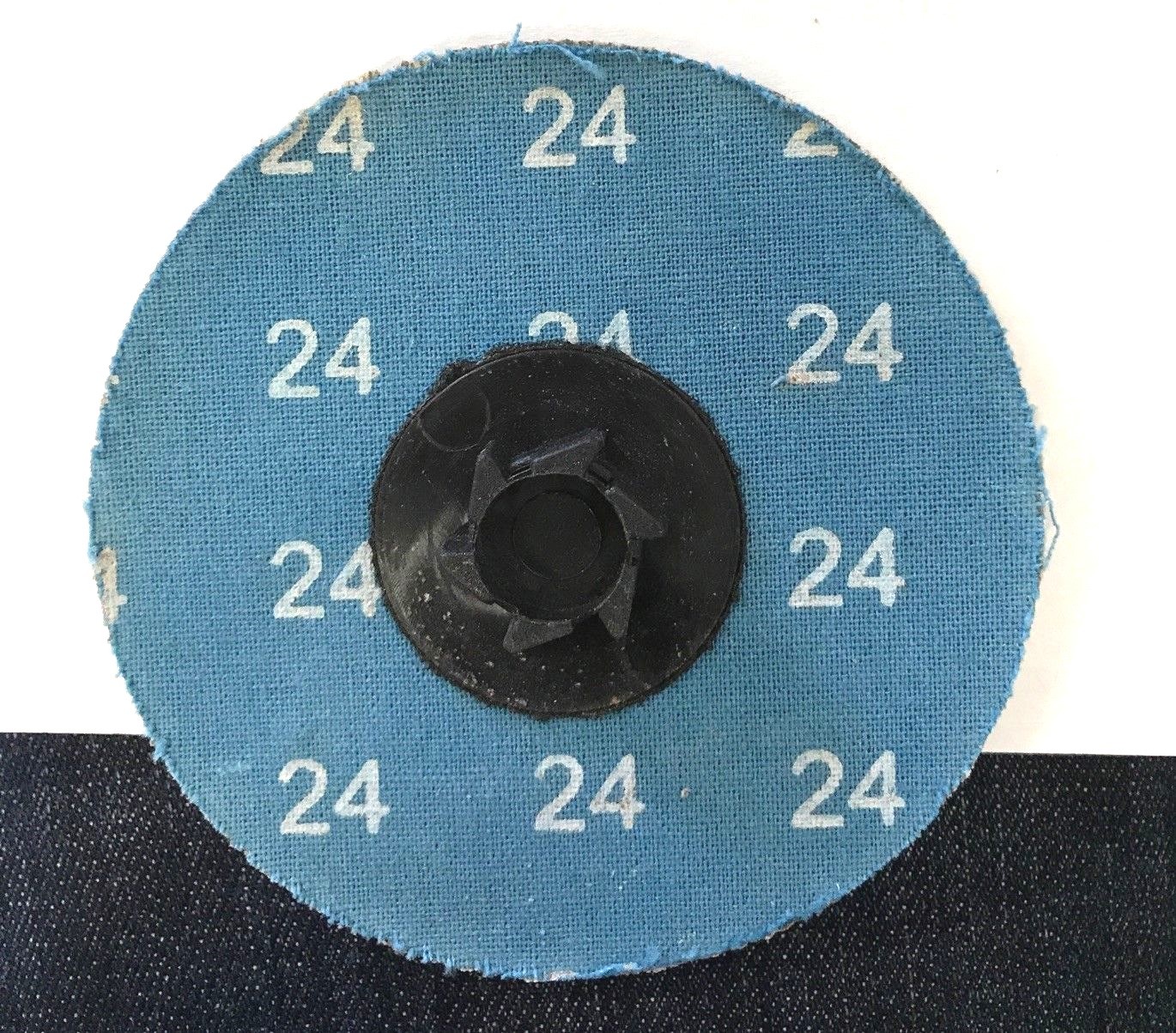 LOT OF 25 WESTWARD Cloth Sanding Disc 3" Diameter 24 Grit 10Z992 Brown 25 PACK c