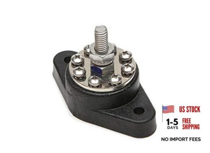 Performance 80115 Black 8-Point Distribution Block